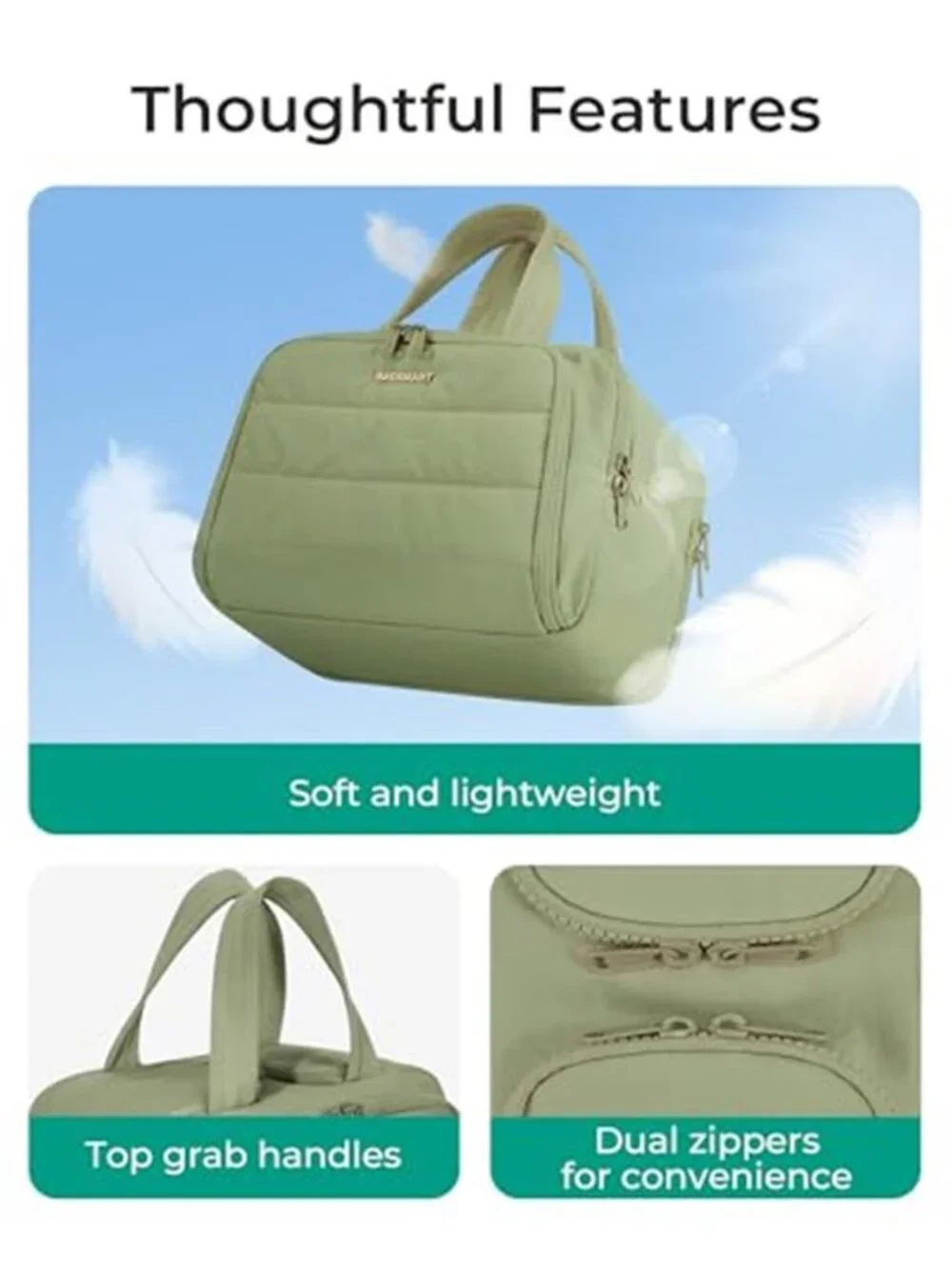 Large Hanging Toiletry Bag Travel Makeup Organizer Waterproof Cosmetic Case